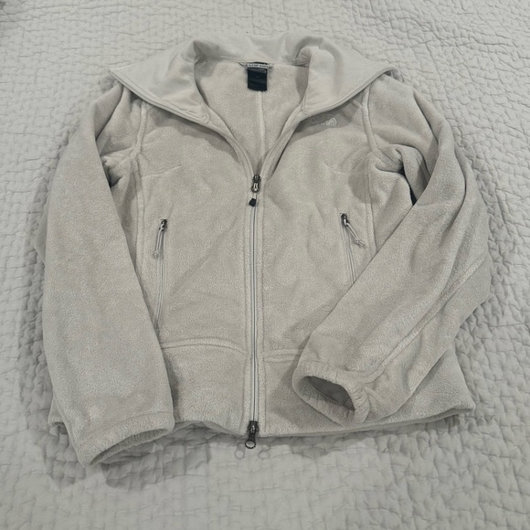 The North Face white plush fleece jacket S - Picture 2 of 7